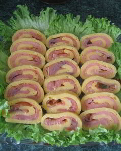 Сырный рулет с рыбой