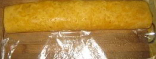 сырный рулет с рыбой. Шаг 7