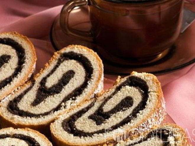 Рецепт творожного рулета с маком