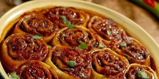 Запеченые рулеты с мясом