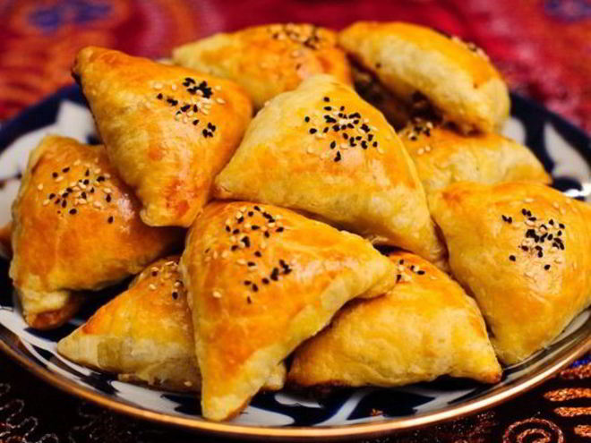 Рецепт классической самсы с бараниной