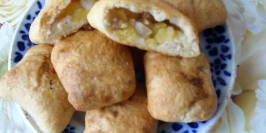 Печеная самса с тыквой