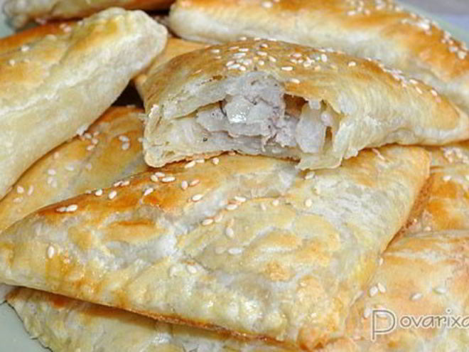 Рецепт самсы из готового слоеного теста