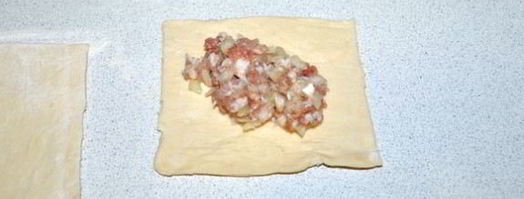 самса из готового слоеного теста. Шаг 5