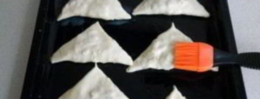 самса из слоеного теста с курицей. Шаг 4