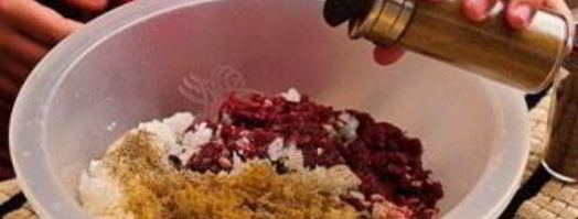 самса из слоеного теста с мясом. Шаг 4