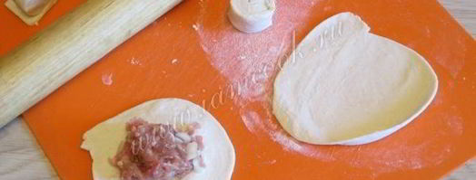 самса из слоеного теста. Шаг 8