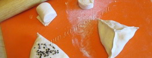 самса из слоеного теста. Шаг 9