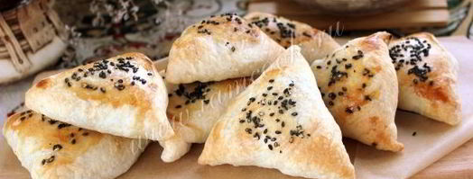 самса из слоеного теста. Шаг 12