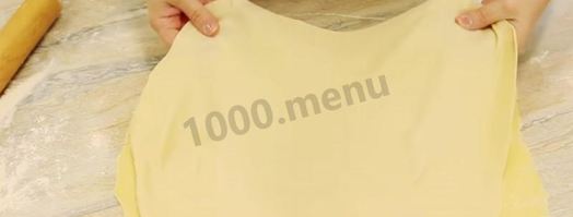 самса с фаршем из слоеного теста. Шаг 9