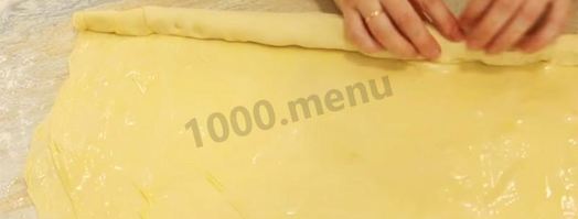 самса с фаршем из слоеного теста. Шаг 10