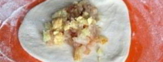 самса с курицей и сыром. Шаг 4