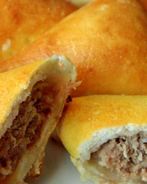 Самса с мясом и фасолью