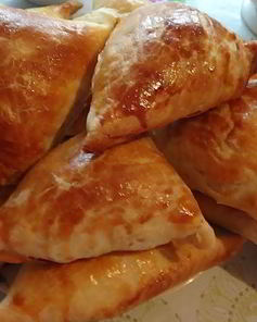 Самса слоеная с картофелем