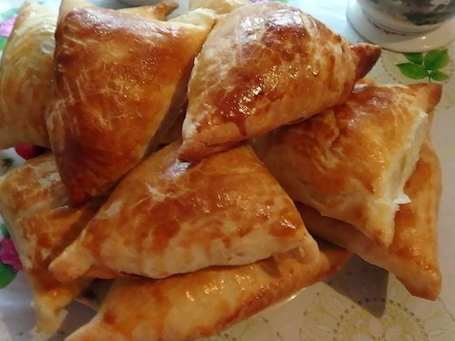 Рецепт самсы слоеной с картофелем