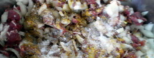 самса узбекская не из слоеного теста. Шаг 4