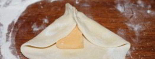 слоеная самса с сыром. Шаг 4