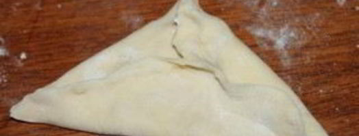 слоеная самса с сыром. Шаг 5