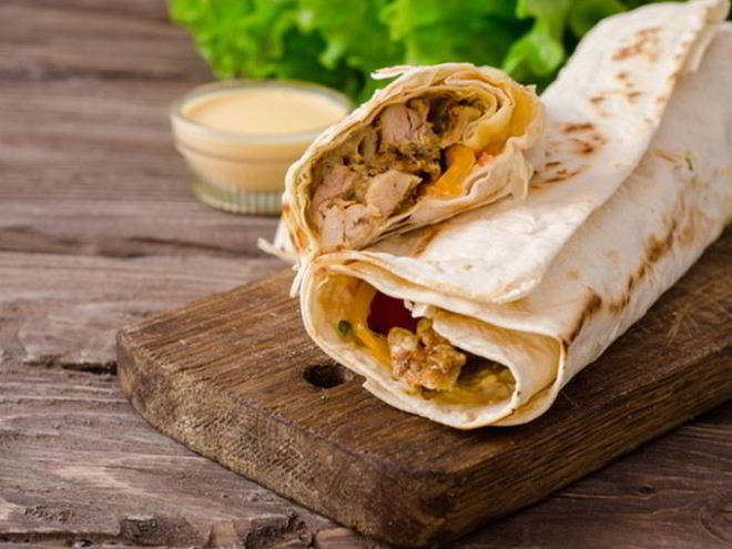 Рецепт домашней шаурмы с курицей карри