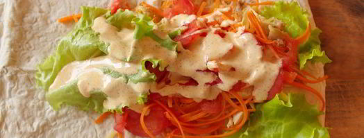 домашняя шаурма с курицей. Шаг 7