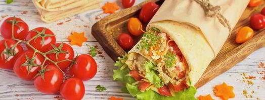 домашняя шаурма с курицей. Шаг 8