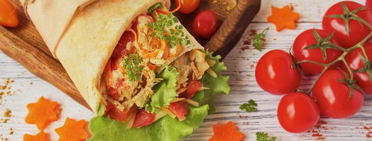 домашняя шаурма с курицей. Шаг 9