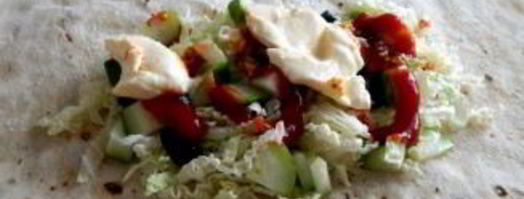 домашняя шаурма в лаваше. Шаг 4