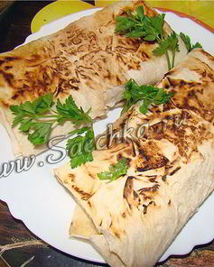 Мясо в лаваше