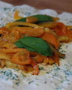 Овощная шаурма с чесночным соусом