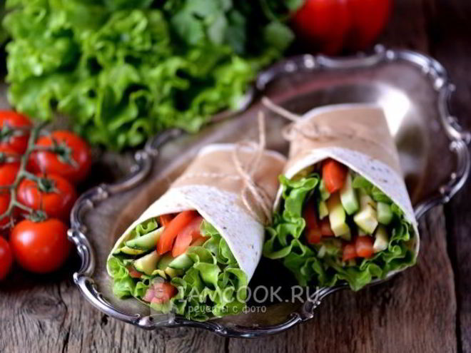 Рецепт постной шаурмы