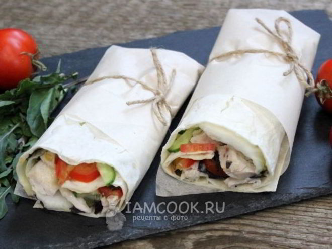 Рецепт шаурмы диетической