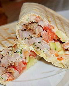 Шаурма домашняя со свининой