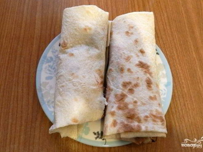 Рецепт шаурмы из лаваша с курицей