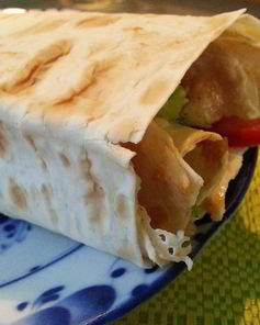 Шаурма по-домашнему с мясом