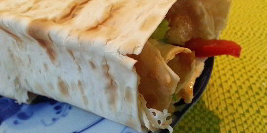 Шаурма по-домашнему с мясом