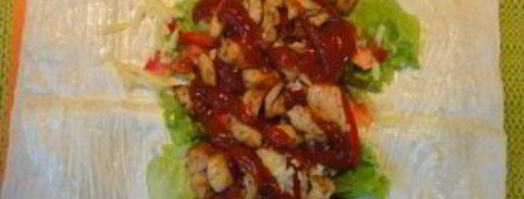 шаурма по-домашнему с мясом. Шаг 13