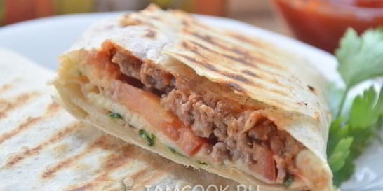 Шаурма с фаршем