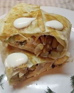 Шаурма с грибами