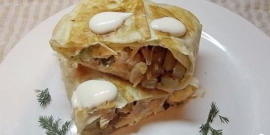 Шаурма с грибами