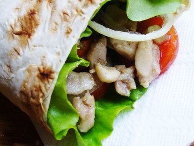 Рецепт шаурмы с индейкой и овощами