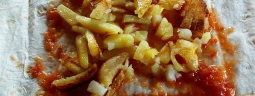 шаурма с сосиской. Шаг 12