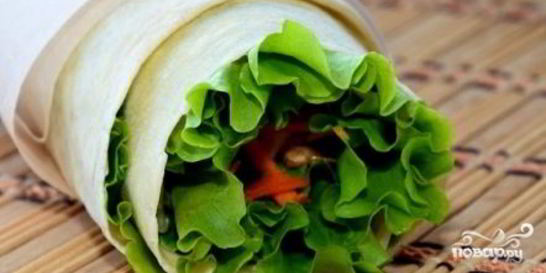 Шаурма с сыром