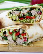 Шаурма со свининой