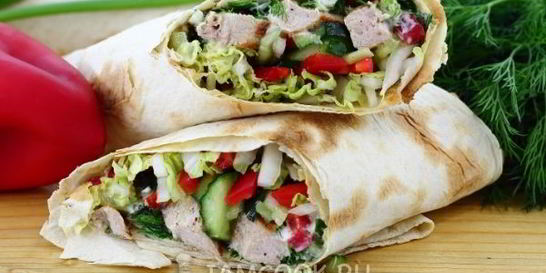 Шаурма со свининой