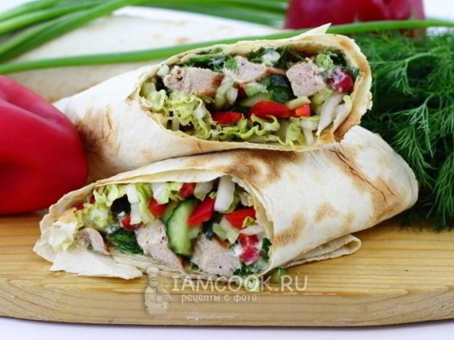 Рецепт шаурмы со свининой