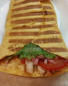 Шаурма в лепешке по-домашнему