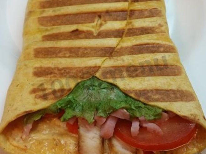 Рецепт шаурмы в лепешке по-домашнему