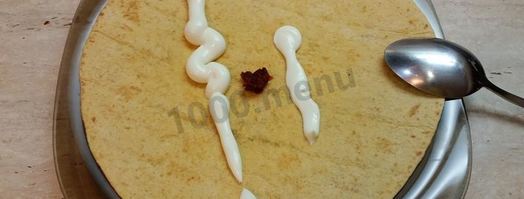 шаурма в лепешке по-домашнему. Шаг 5