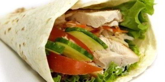 Вкусная шаурма с курицей
