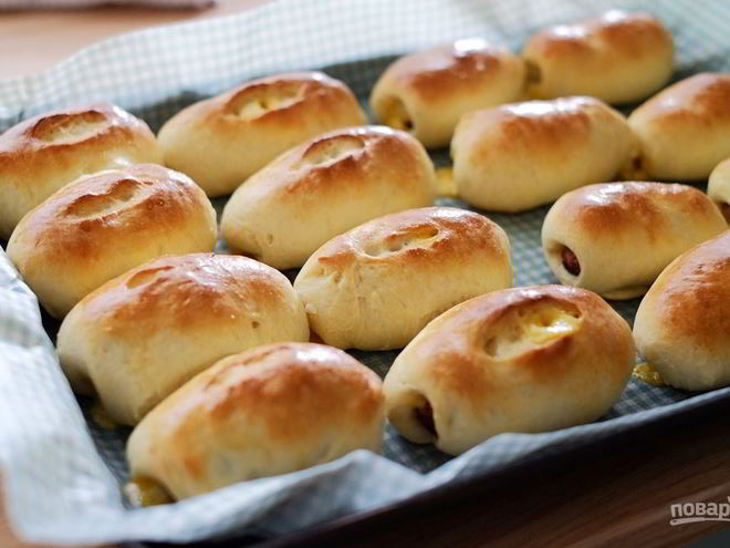 Рецепт сосисок с сыром